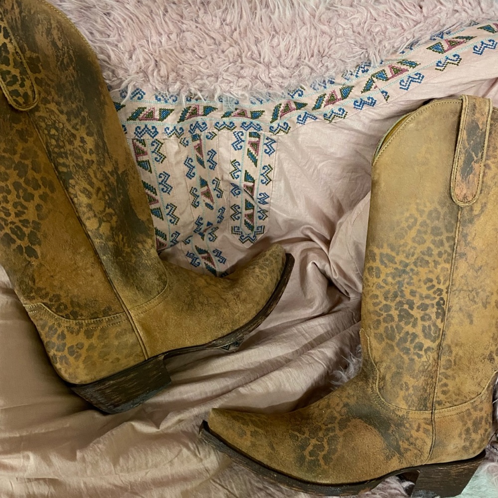 Old Gringo Leopardito tall boots NWOB - Picture 6 of 8